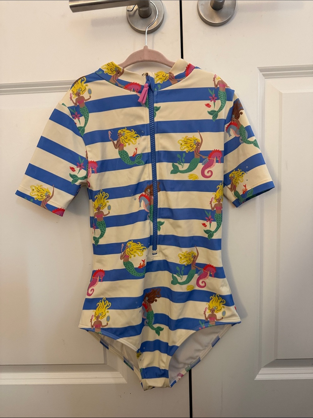 Mini Boden Rashguard Swimsuit - Picture 3 of 7